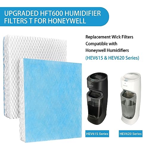 6 Pack HFT600 Humidifier Filters T for Honeywell HEV615 HEV620 (6 Count)