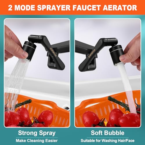 1440° Swivel Bathroom Faucet Extender