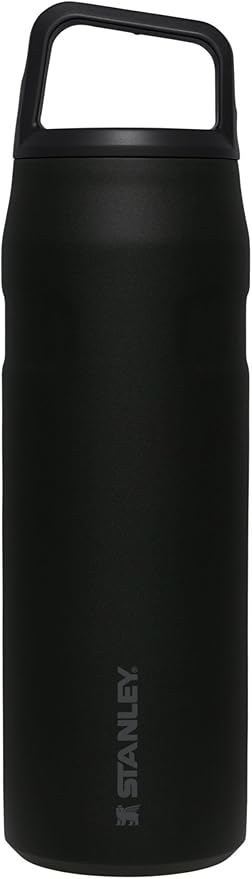 Stanley IceFlow Cap and Carry Water Bottle | Wide Mouth Twist Lid | Lightweight & Leakproof for Travel & Sports | Insulated Stainless Steel | BPA-Free
