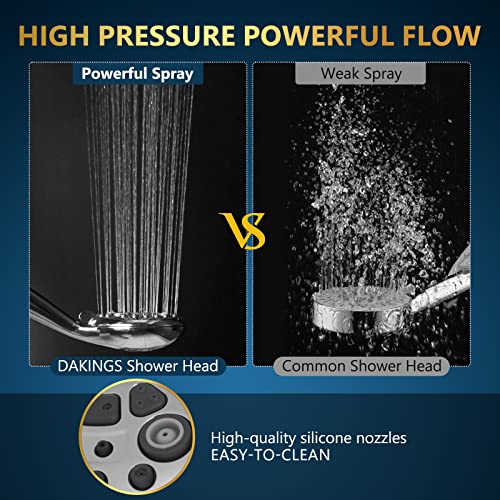 6 Spray Modes High Pressure Handheld Showerhead Set Upgraded