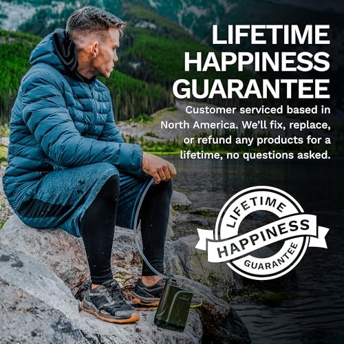 PRO X Electric Portable Water Filter for Camping & Survival