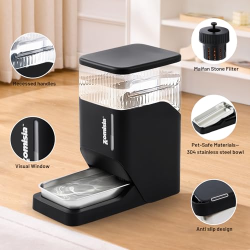 Automatic Dog Water Dispenser 6L with Stainless Steel Bowl