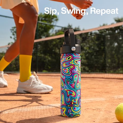Insulated Water Bottle with Straw Stainless Steel Water Bottle