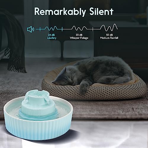 Ceramic Cat Water Fountain