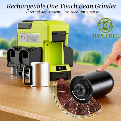 Cordless Coffee Maker for Ryobi 18V Battery