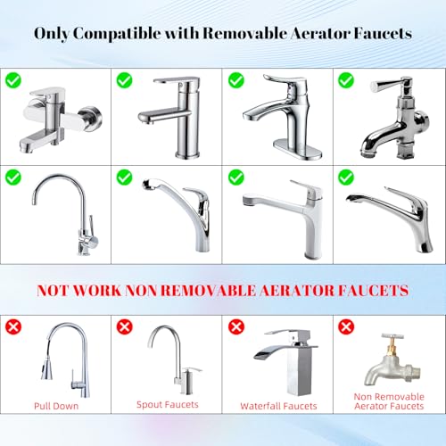 Dual function Solid Faucet Aerator
