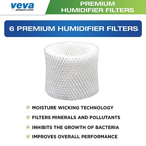 6 Pack Premium Humidifier Filters