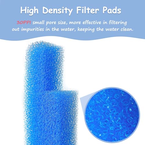 12 Pack Replacement Filter Sponge Foam for Seachem Tidal 75 Filter (12 Count)