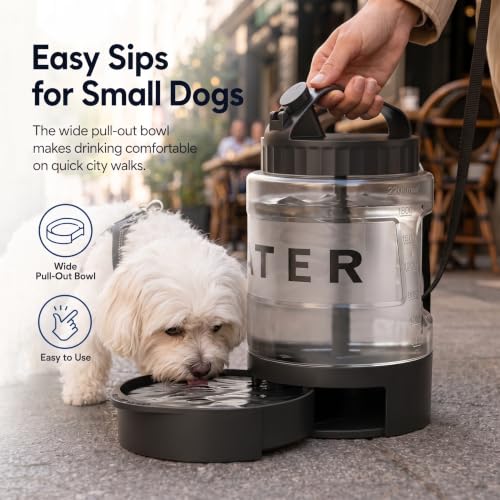 Portable Dog Water Bowl Dispenser (77 Fl Oz)