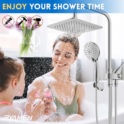 8" Dual Shower Head Combo