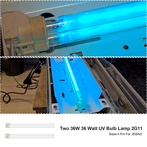 Two 36W 36 Watt UV Bulb Lamp 2G11 Base (2 Count)