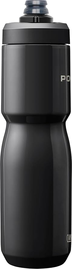 CamelBak Podium Steel Insulated Stainless Steel Bike Water Bottle Black, 22oz