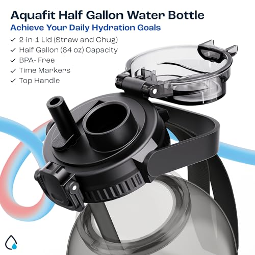 64 oz Water Bottle with Handle