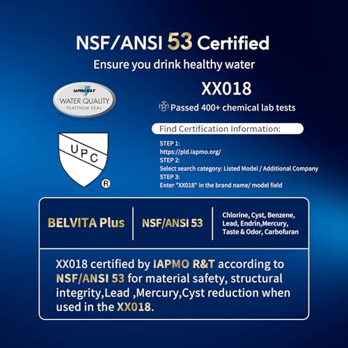 Plus NSF ANSI 53 Certified Filter Replacement for EDR1RXD1 (3 Count)