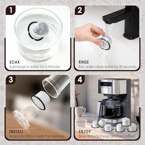6 Pack Coffee Water Filter Replacement (6 Count)