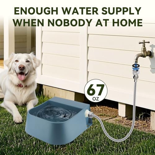 Dog Automatic Water Dispenser with Hose (67 Ounce)