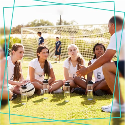72 Pcs 17 Oz Plastic Water Bottles Bulk Sports (72 Count)
