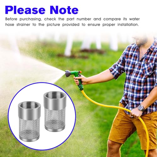 Inlet Suction Strainer Mesh Filter 25MM Water Hose Strainer for Livewell Pump