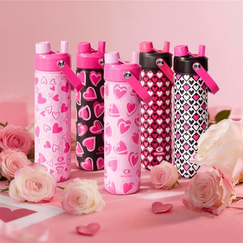 Insulated Water Bottle with Straw Stainless Steel Water Bottle