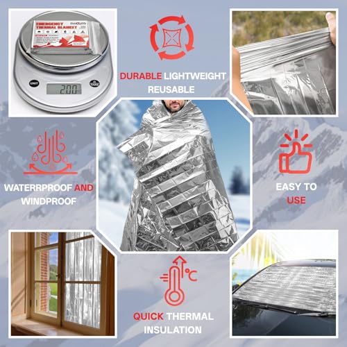 Survival Emergency Thermal Blankets (50 Count)