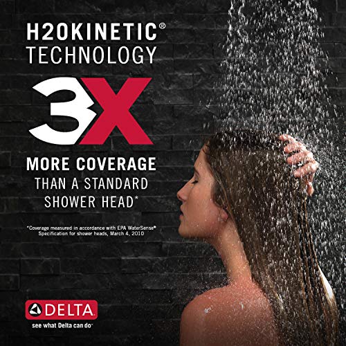 58620-BL25-PK 2-in-1 Dual Shower Head, Black, 5 Spray Settings, Lifetime Limited Warranty