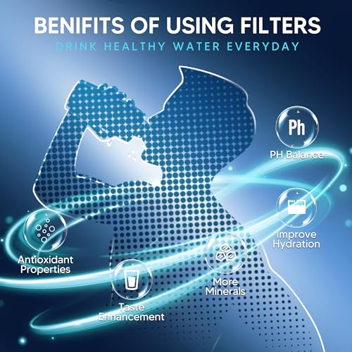 Upgraded Water Filter Replacement Fit for Zero Pitcher and Dispenser ZR (9 Count)