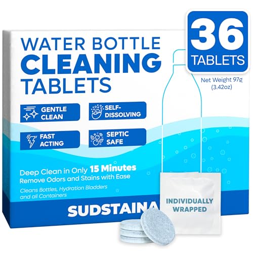 Water Bottle Cleaner Tablets (36 Count)