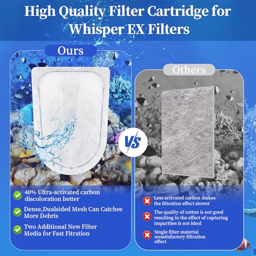 10 Pack EX Filter Cartridges Aquariums (10 Count)