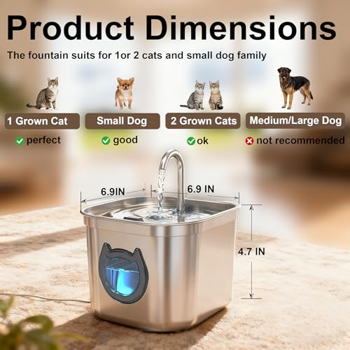 Luxury Automatic Cat Water Fountain for Pets