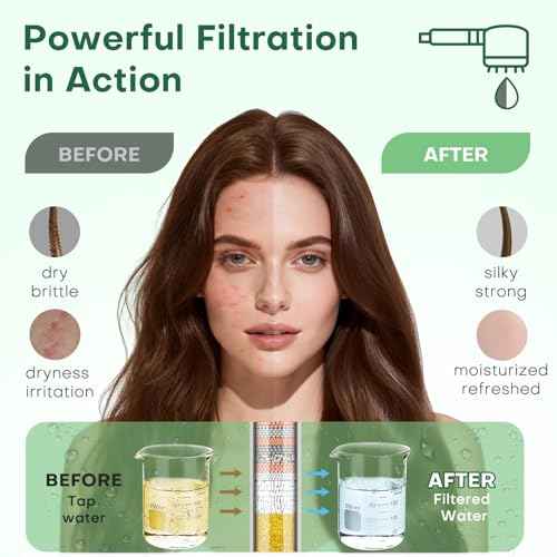 Shower Filter for Handheld Shower Head (3 Count)