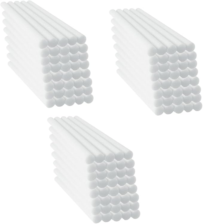 PRETYZOOM 150pcs Fragrance Diffuser Sticks Humidifier Wicks for Absorbent Fibers for Home Car and Office Use - AquaVibe
