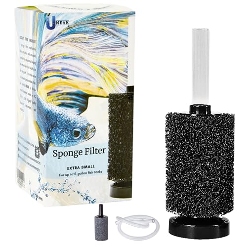 Extra Small Aquarium Sponge Filter Fish Tank Silent Filteration Breeding Fry Betta Shrimp Nano Tank Accessories Air Stone 4