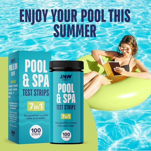 Pool Test Strips for Pools and Spas (100 Count)