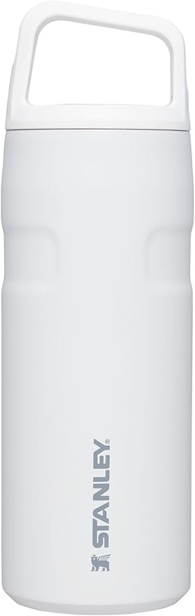 Stanley IceFlow Cap and Carry Water Bottle | Wide Mouth Twist Lid | Lightweight & Leakproof for Travel & Sports | Insulated Stainless Steel | BPA-Free
