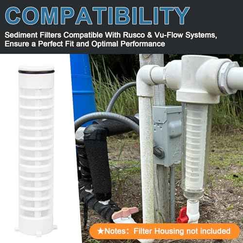 1-1/2" 100 Mesh Spin Down Filter Screen for Rusco & Vu-Flow Filtration