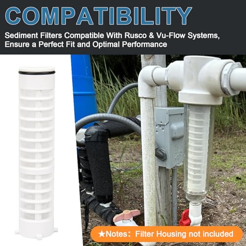 1-1/2" 100 Mesh Spin Down Filter Screen for Rusco & Vu-Flow Filtration
