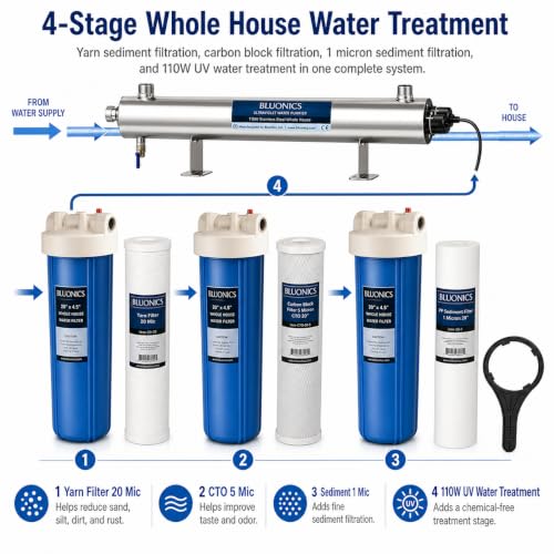 24 gpm Whole House Water Filter System for Well Water