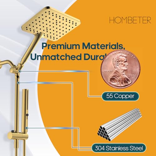 High Pressure Rain Shower Head with Handheld