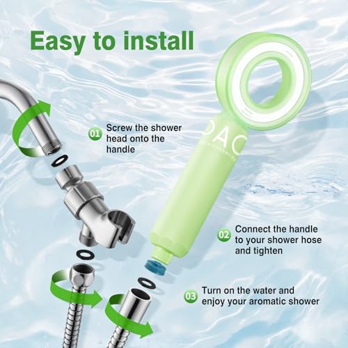 Filtered Shower Head with Handheld