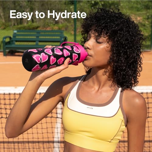 Insulated Water Bottle with Straw Stainless Steel Water Bottle