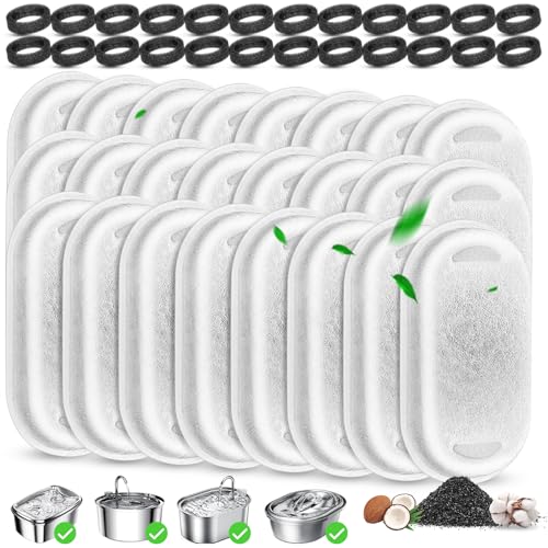 Cat Water Fountain Filters Replacement (24 Count)