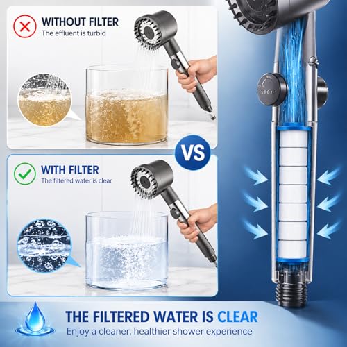10 20 Pcs Shower Head Filters 2.95 Inch (20 Count)