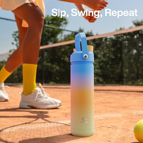 Insulated Water Bottle with Straw Stainless Steel Water Bottle