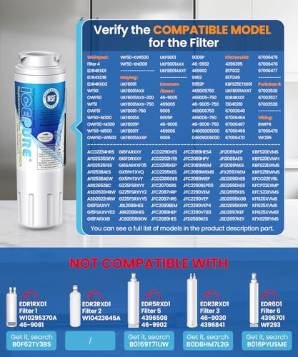 UKF8001 Refrigerator Water Filter 4 (2 Count)