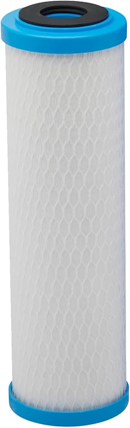 Pentair ChlorPlus Protect 10 Carbon Water Filter, PFAS Water Filter, NSF Certified to Reduce PFOA/PFOS, 10-Inch, Undersink Carbon Block Replacement Cartridge, 10
