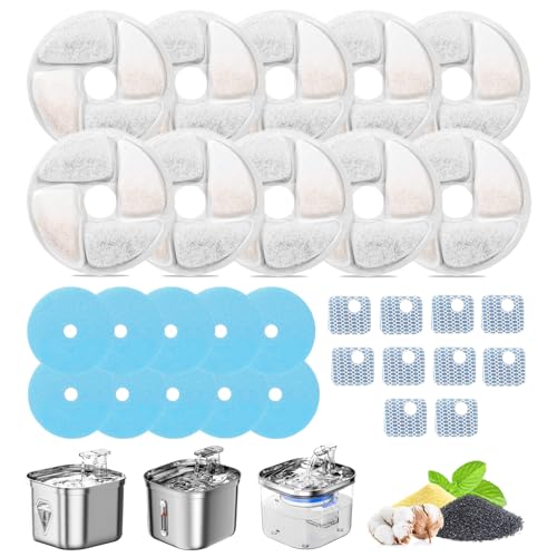 Cat Water Fountain Filter Replacement for Square 2.2L