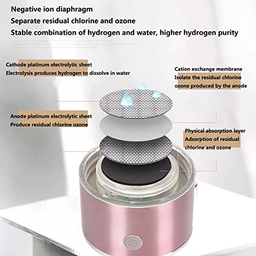 Hydrogen Water Generator Ionizer Hydrogen Alkaline Water Bottle Machine Maker Portable PEM Technology Make Hydrogen Content Up to 800