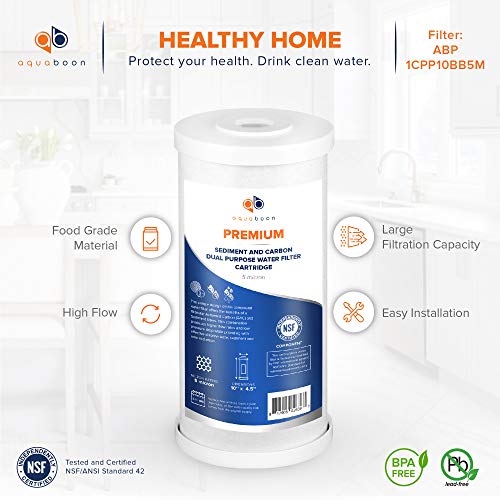 5 Micron 10 x 4.5 Whole House Water Filter Replacement Cartridge