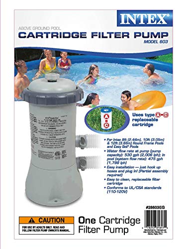 C530 Krystal Clear Cartridge Filter Pump for Above Ground Pools