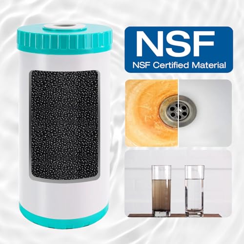 10" x 4.5" Iron Water Filter Cartridge for Well Water